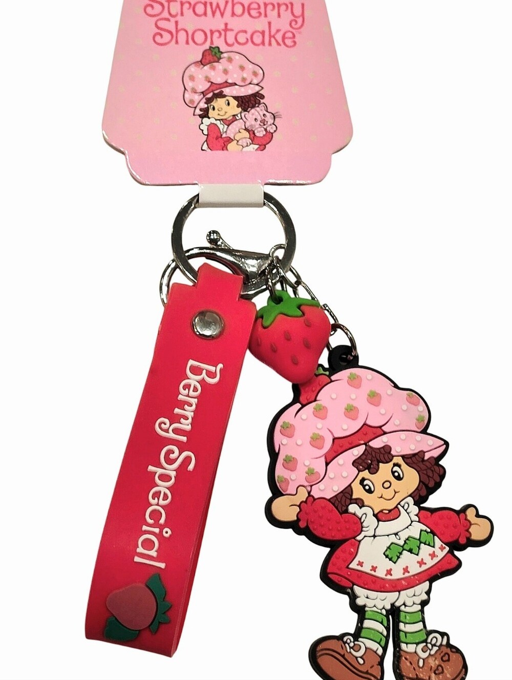 Strawberry Shortcake Keychain Charm
